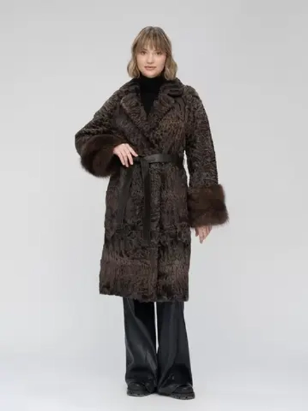 Шуба натуральная каракуль