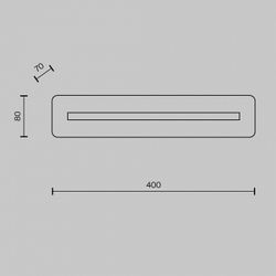 Накладной светильник Maytoni Albatre MOD366WL-L9BS3K