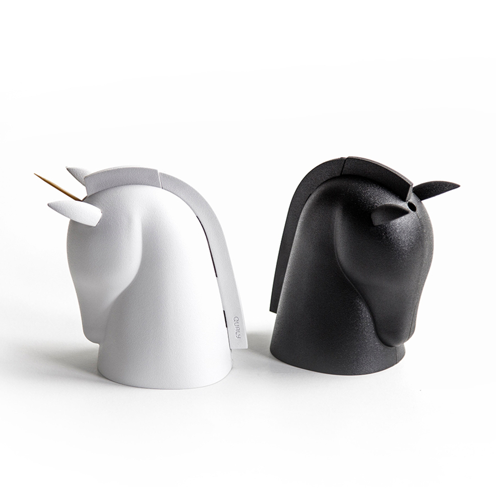 Держатель для зубочисток unicorn, белый