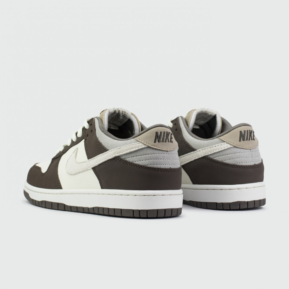 кроссовки Nike Dunk Low Brown / White SteamBoy