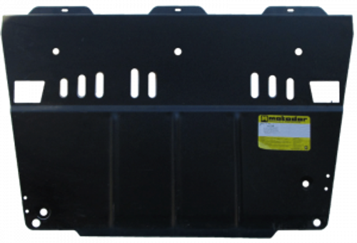 Усиленная защита Motodor картера двигателя, кпп. 2 мм, сталь. для Renault Latitude 2011-2018 арт.01724