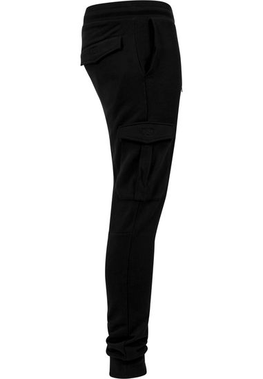 Брюки URBAN CLASSICS Fitted Cargo Sweatpants (Black)