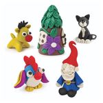 Пластилин в боксе ЮНЛАНДИЯ "ПОДВОДНЫЙ МИР", 24 цвета, 800 г, скалка, стек, 5 формочек, 105867