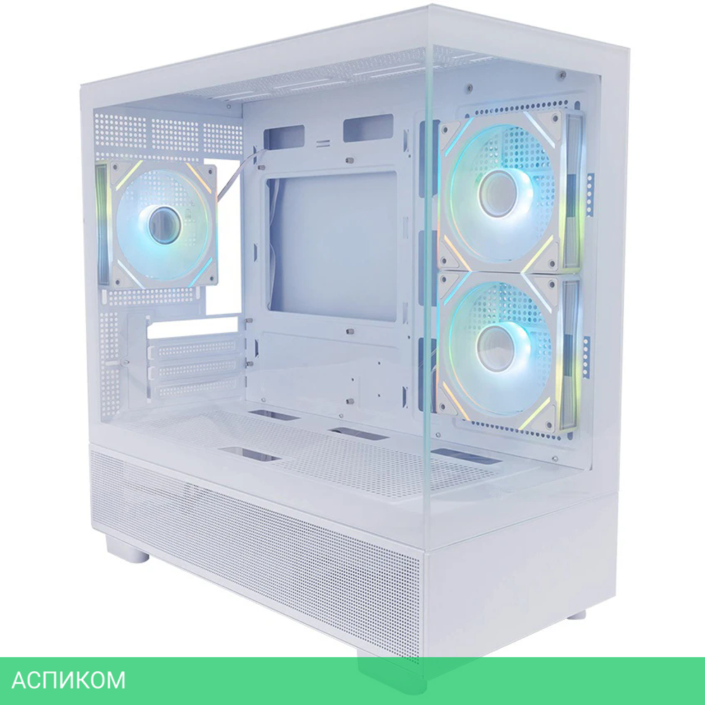Корпус 1stPlayer Mi5 без БП White (Mi5-WH-2FC7R-W-1FC7-W)