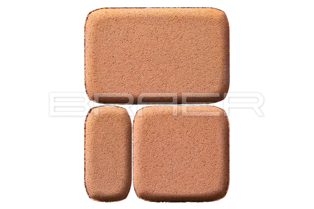 Тротуарная плитка Braer Классико, Янтарный, 60 мм