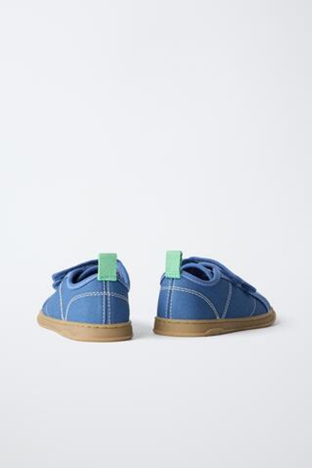 ZARA КРОССОВКИ BAREFOOT, СИНИЙ