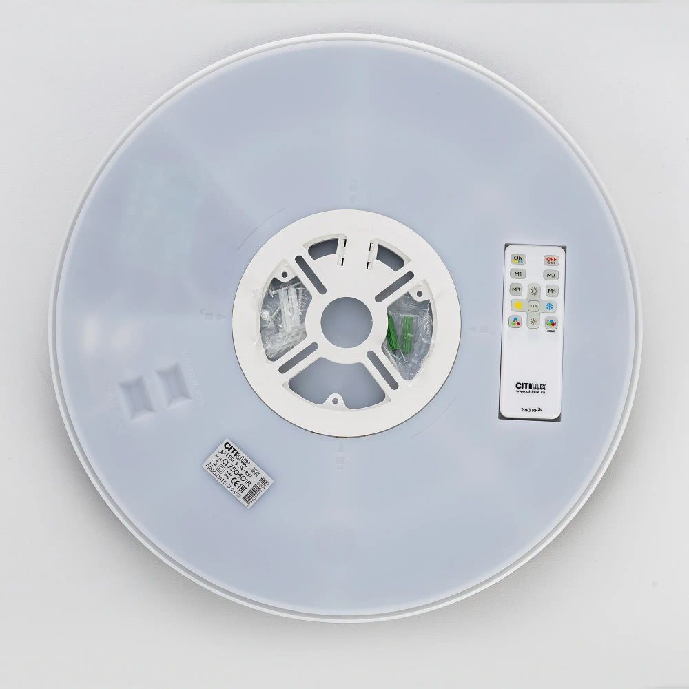 Citilux ETALON CL750401R LED RGB Светильник с пультом Чёрный+Золото