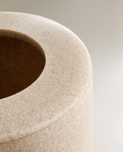 Zara Home ведро для мусора, смола, бежевый