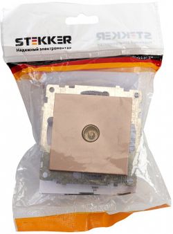 ТВ-розетка без рамки Stekker Катрин 39600