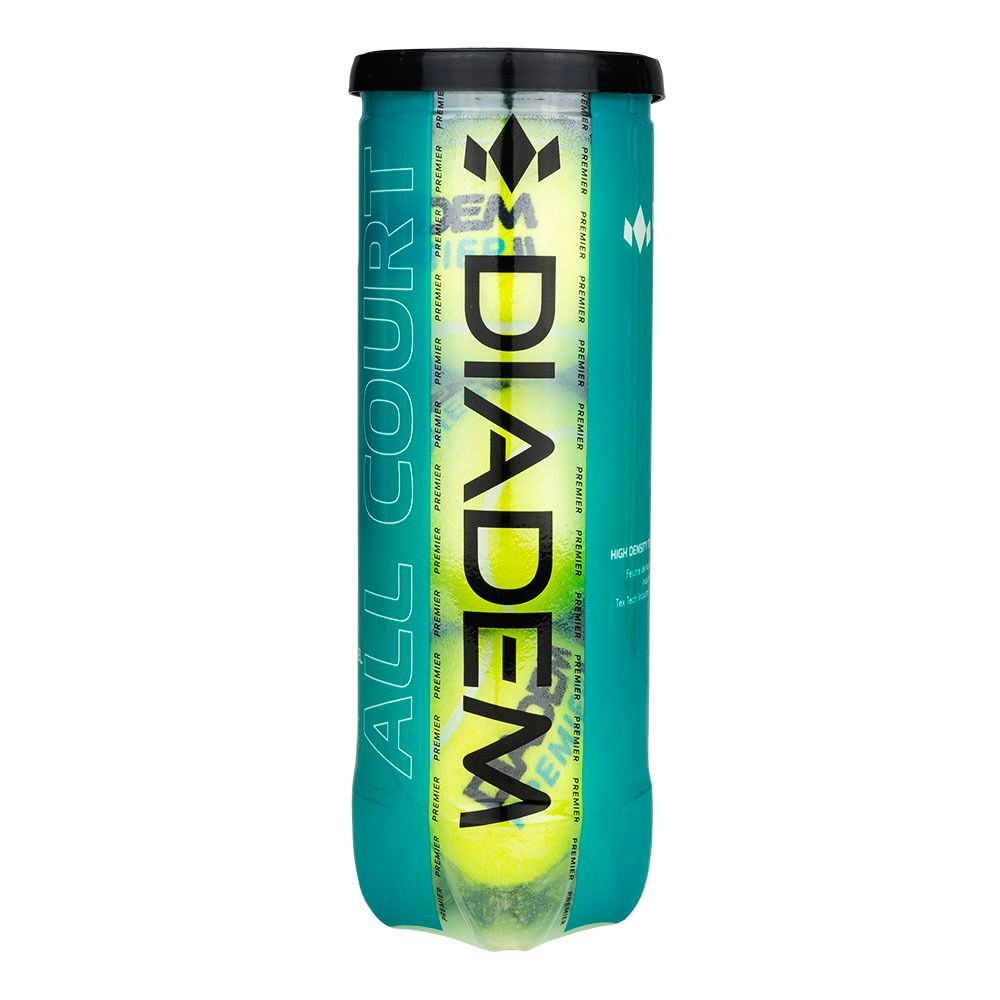 Мячи для большого тенниса DIADEM Premier All Court 3B, BALL-CASE-ALLCRT, упаковка 3 мяча, ITF
