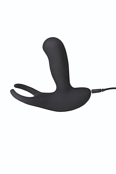 Стимулятор простаты Levett Earl с 2 моторами и пультом ДУ (Цвет: черный)