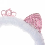 Повязка на голову «Beauty Mapafet- Принцесса», цвет розовый, голубой, сиреневый и серый, 20*6см (упаковка белый ZIP пакет)