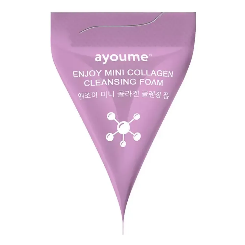 Пенка для умывания с коллагеном Ayoume Enjoy Mini Collagen Cleansing Foam