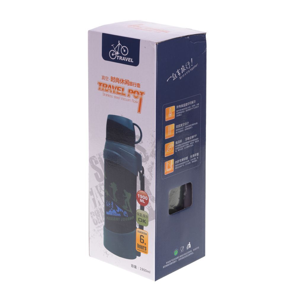 GAEM Термос, 1900 мл, L13 W12 H37 см, (сохр.t до 12 часов), 3в.