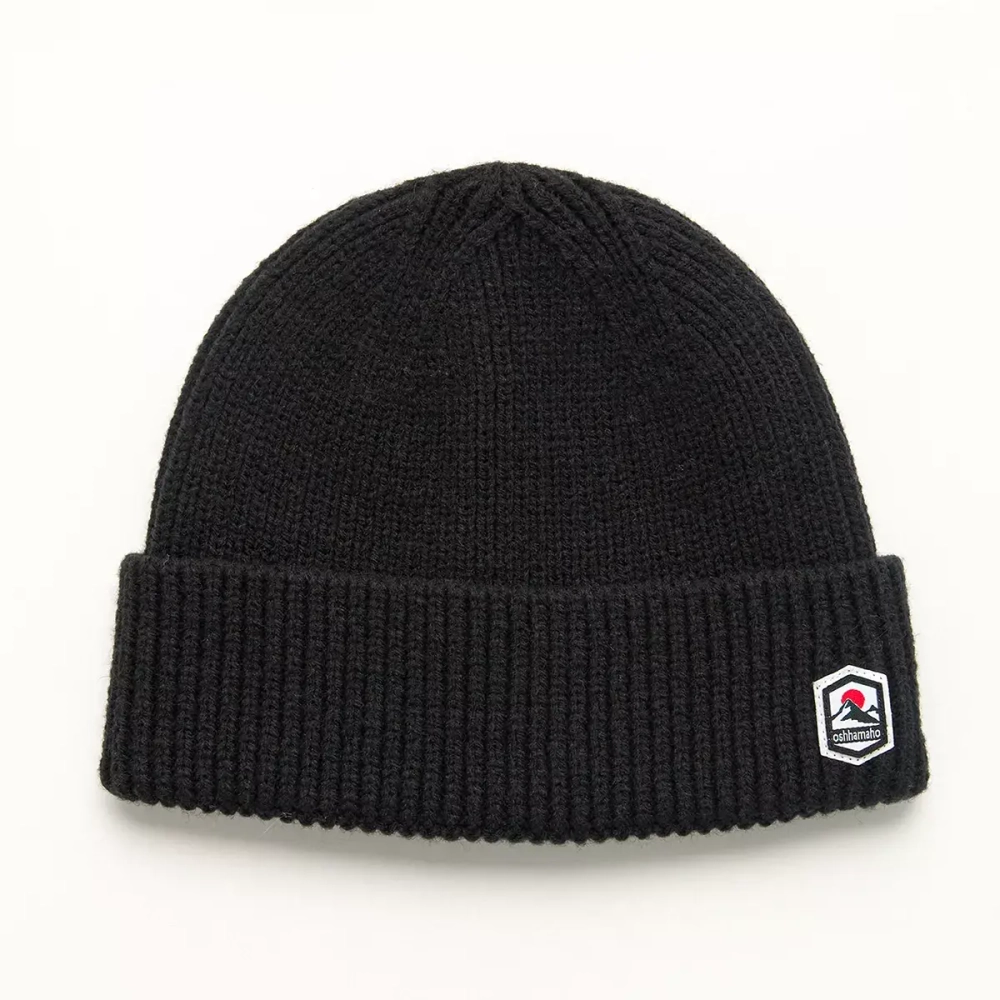 Шапка Oshhamaho Knitted Beanie Black