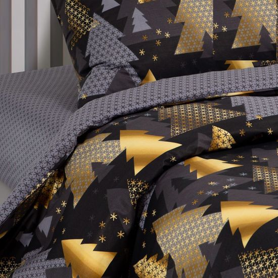 Двуспальный с европростынёй комплект постельного белья Тайлер DE LUXE поплин наволочки 70x70 см