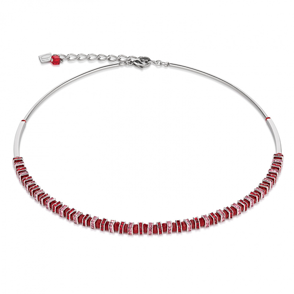 Колье Coeur de Lion 4858/10-0300 цвет красный, розовый