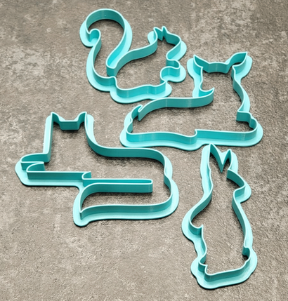 Комплект форм для печенья/пряников "Животные"