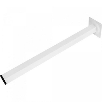 Опора мебельная EDSON PL-001 квадр. 300*25*25 WHITE нерегулир.белая