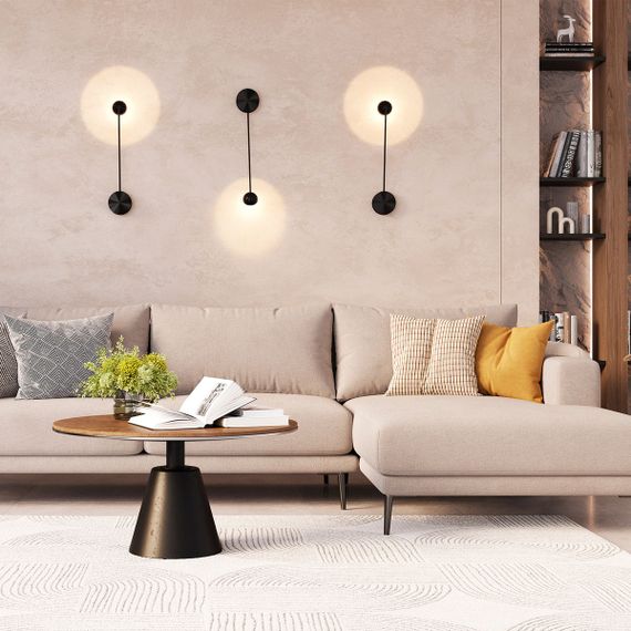 Бра Crystal Lux ALTO AP5W LED BLACK