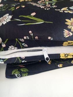 Наволочка комплект 2шт бязь Сказка "Ботаника" 50x70 см на молнии