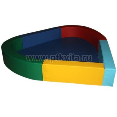 Сухой бассейн «Сердечко» (разборный, мягкое дно)