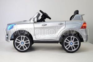 Детский электромобиль River Toys MERCEDES-BENZ ML350 серебристый