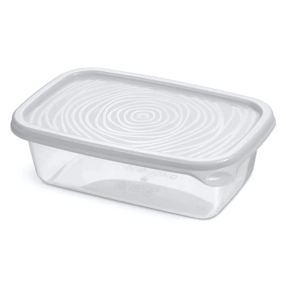 Контейнер прямоугольный Романо 0,45л Светло-серый С850СЕР