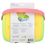 Munchkin, Lunch ™, Bento Box с посудой, для детей старше 18 месяцев, желтый, набор из 3 предметов