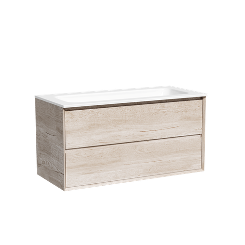 Тумба с раковиной Sancos Marmi 2.0 100 см MR2.0100EG дуб галифакс натуральный