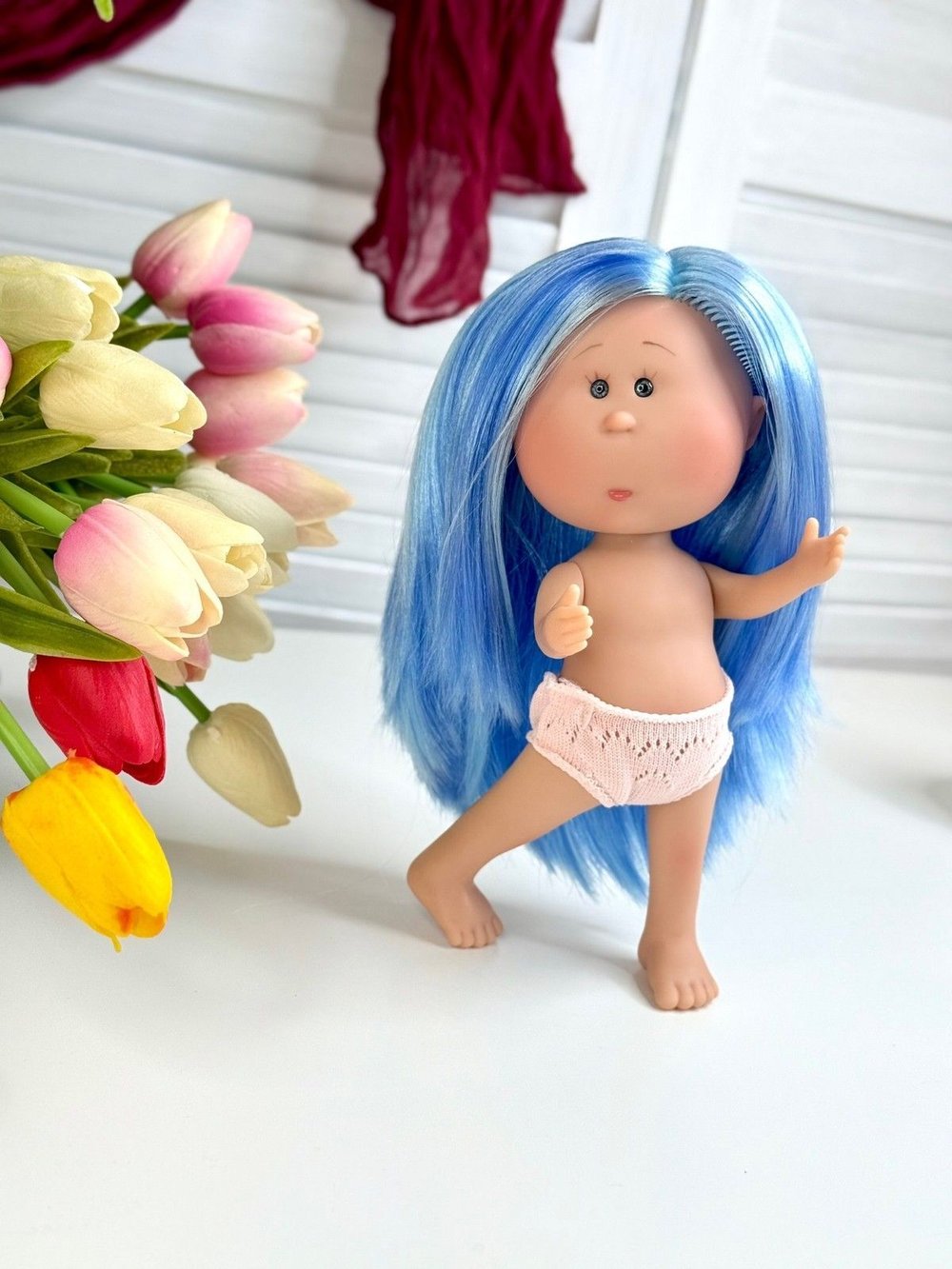 Кукла Nines виниловая 23см Little Mia без одежды (3199W21A2)