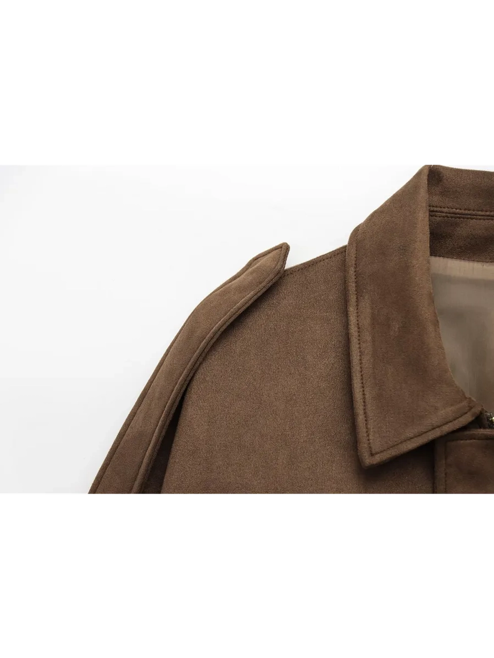 Куртка-бомбер замшевый