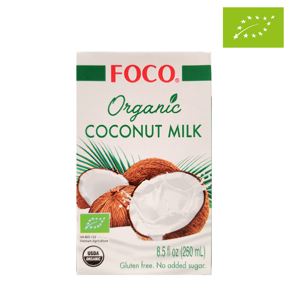 Кокосовое молоко органическое "Foco", 250 мл