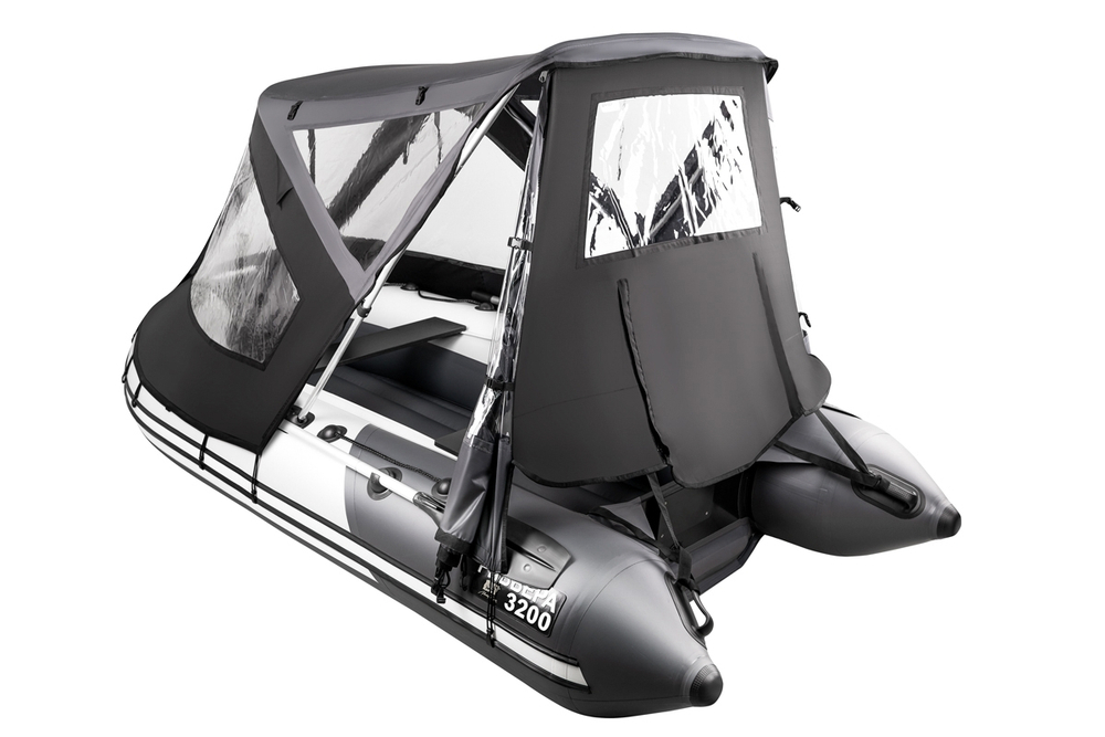 Тент трансформер Ривьера 3200 СК Компакт (графит/черный)