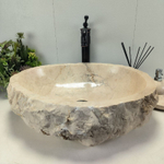 Каменная раковина из мрамора Erozy Cream EM-62090 (57*47*15)