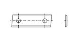 HM нож сменный TIGRA 50x12x1,5x T04F-CR LH