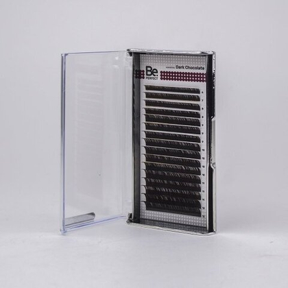 Коричневые ресницы BePerfect Dark Chocolate - 16 линий