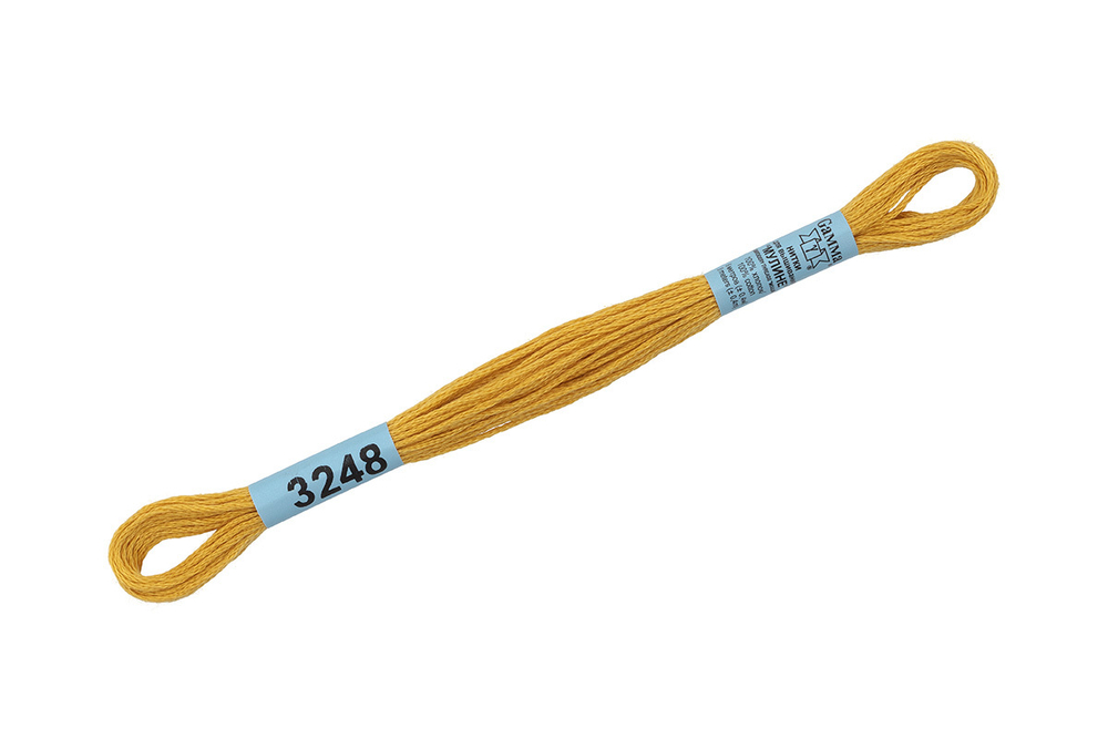 Мулине  "Gamma", 100% хлопок, 8 м, №3248