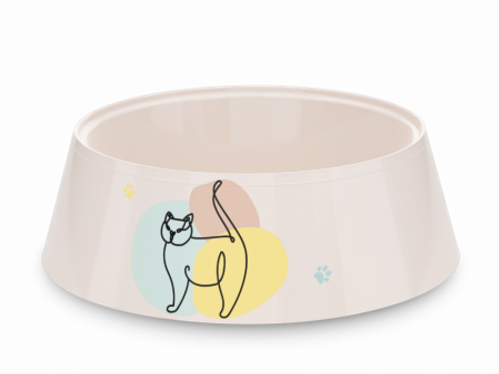 Миска для кошек "Мур-мяу" 0.3л М7853