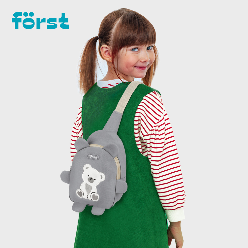 Рюкзак Först F-Kids "Teddy Hugs" 21*14*7,5см, 1 отделение, уплотненная спинка