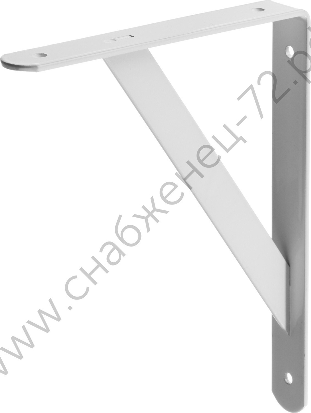 STAYER 250х200х30х4 мм, белый, усиленный уголок-кронштейн (37421-1)