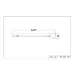 Проводной коннектор для драйвера с вилкой 200см Favourite Unica 1001-SW-180