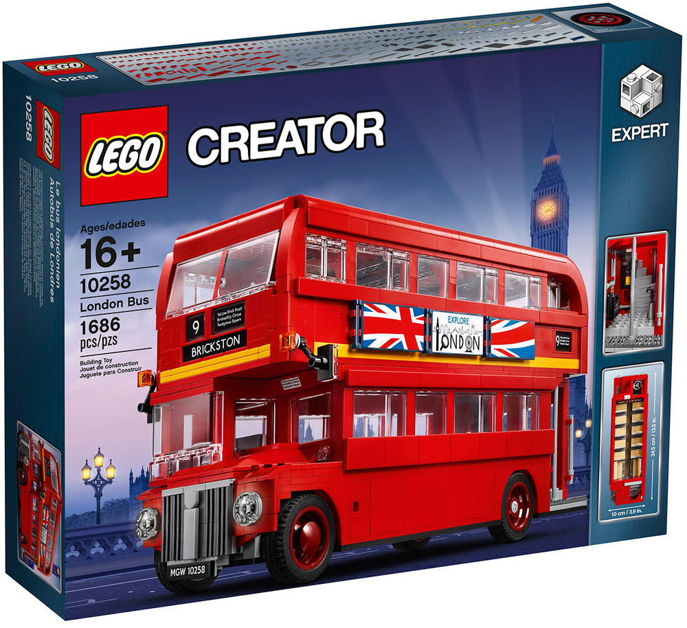 LEGO Creator: Лондонский автобус 10258 — Routemaster London Bus — Лего Креатор Создатель