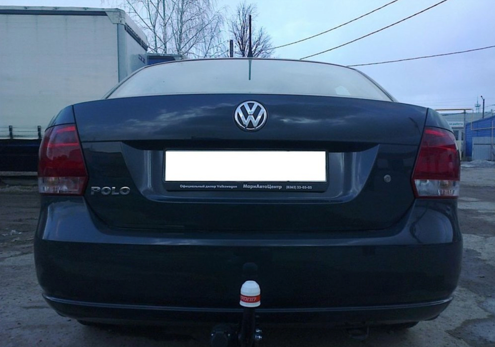 Фаркоп Трейлер 9130 на Volkswagen Polo Sedan (4dr.) седан 2010г.-(паспорт и сертификат в комплекте)(без электрики)