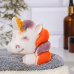 Бомбочка для ванны Единорог с ароматом хвои - 130 гр.