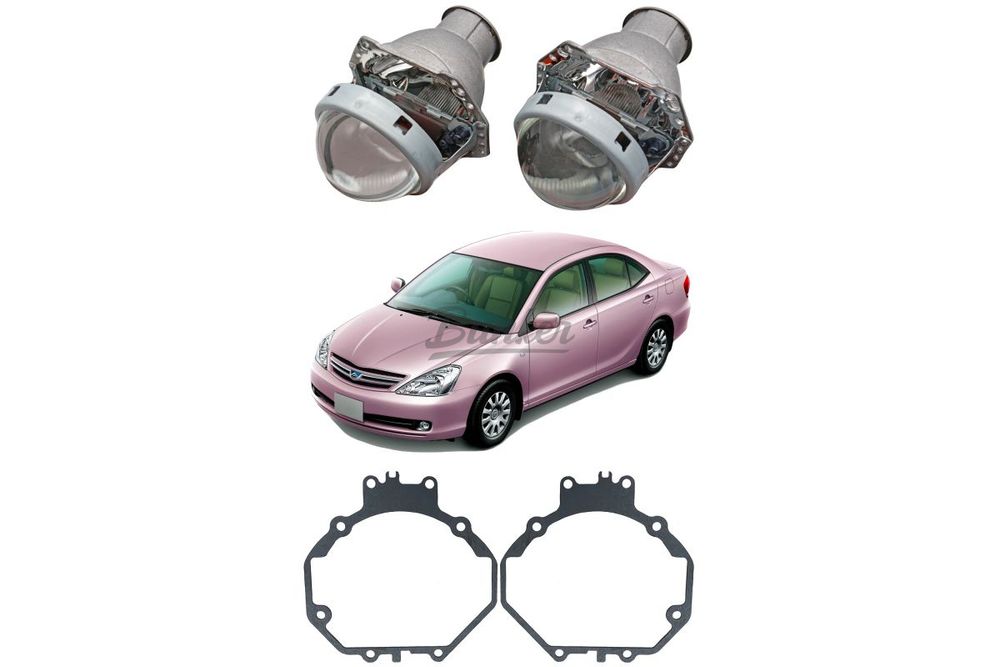 Готовый комплект для замены штатных галогеновых линз Toyota Allion I рестайлинг 2004-2007
