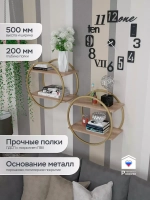 Полка круглая настенная