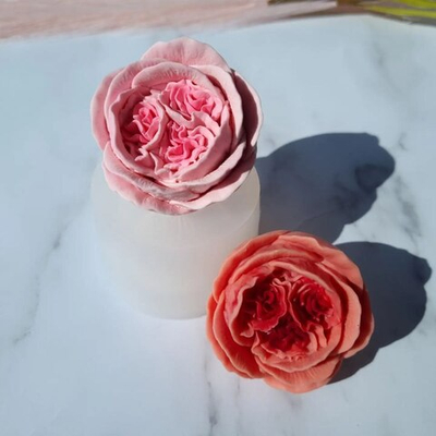 Силиконовый молд "Роза пионовидная"