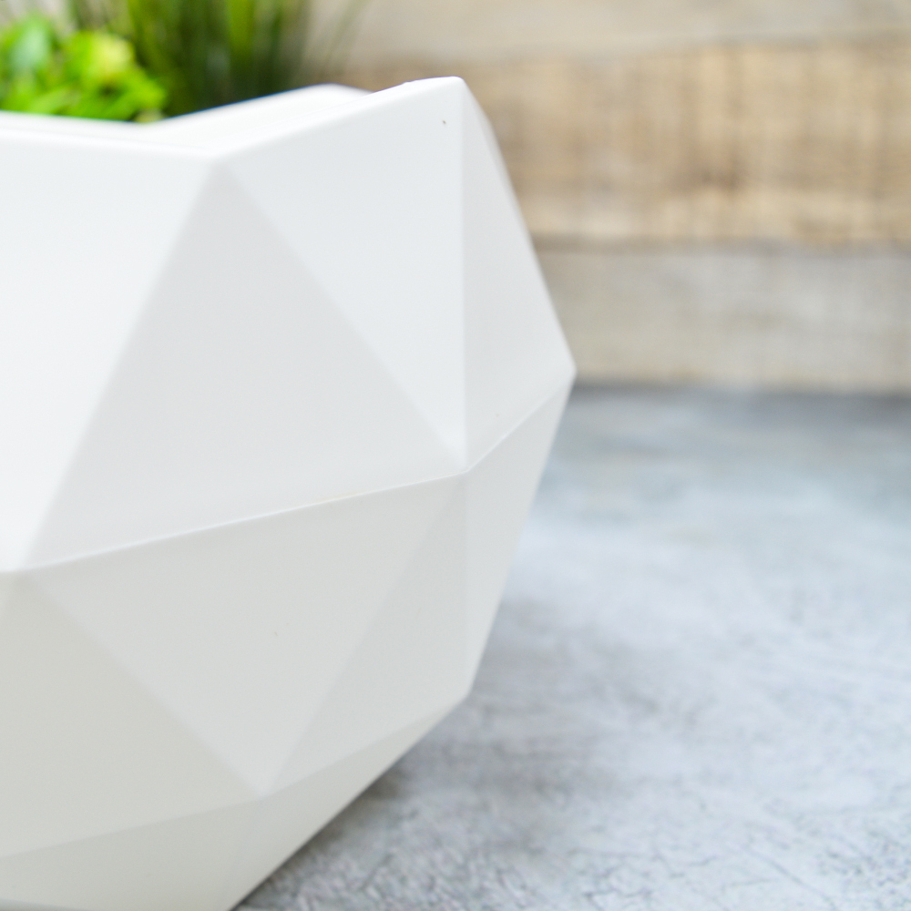 Кашпо Топаз 1,2л белый