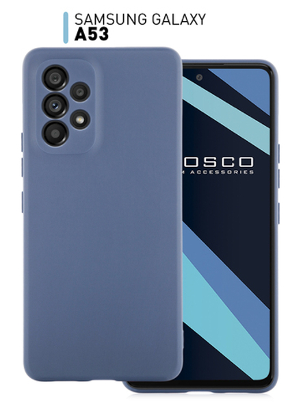 Чехол ROSCO для Samsung Galaxy A53 оптом (арт. SS-A53-COLOURFUL-BLUE)